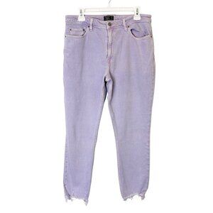 Abercrombie Simone High Rise Slim Ankle Jeans Womens Size 31 Purple
